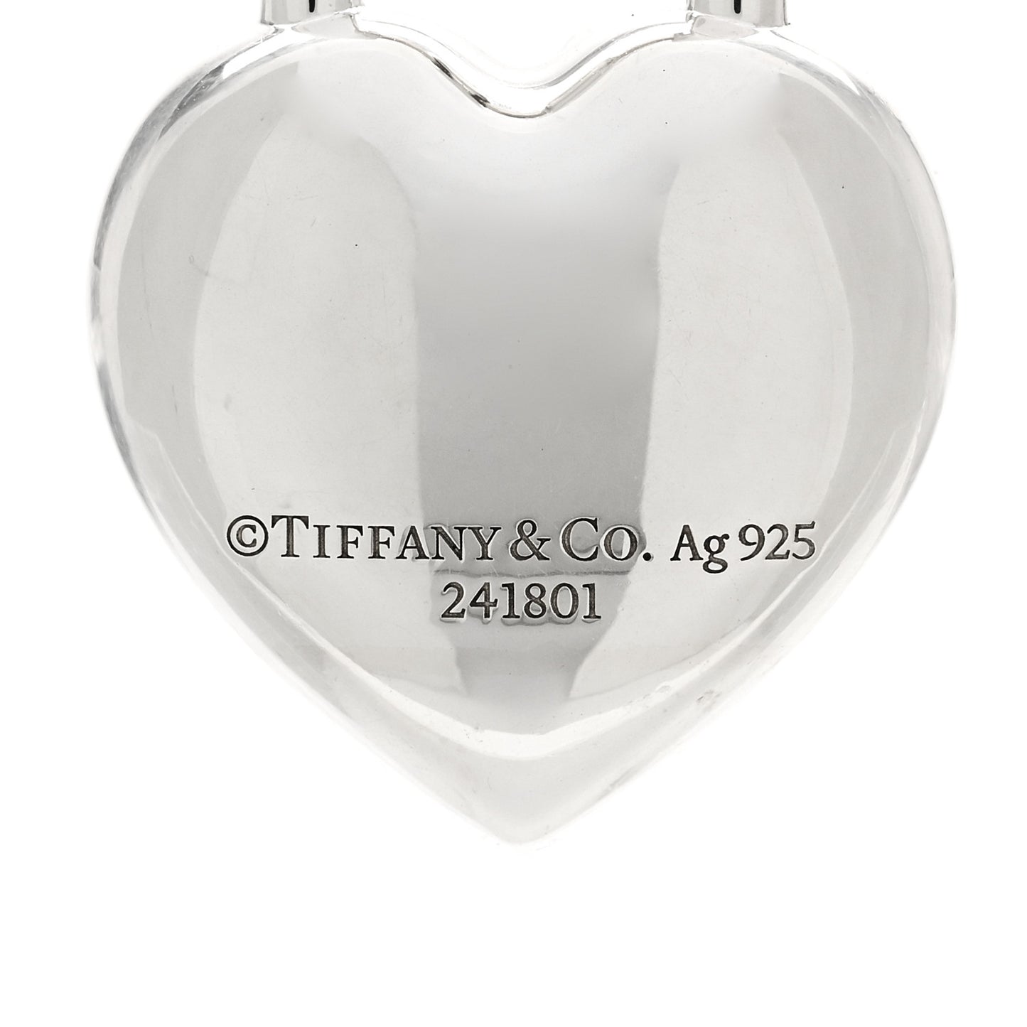 Sterling Silver Return to Tiffany Full Heart Earrings