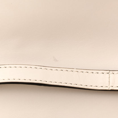Gucci Calfskin Web Medium Sylvie Top Handle Bag White 12 of 16