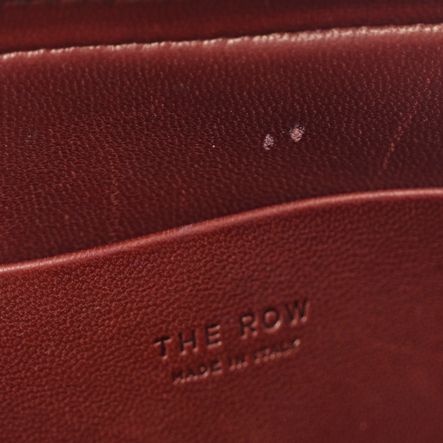 Saddle Calfskin Dalia Baguette Shoulder Bag Burgundy