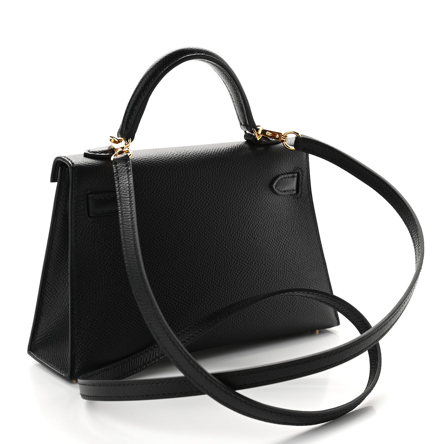 Hermes Epsom Mini Kelly Sellier 20 Black 3 of 9