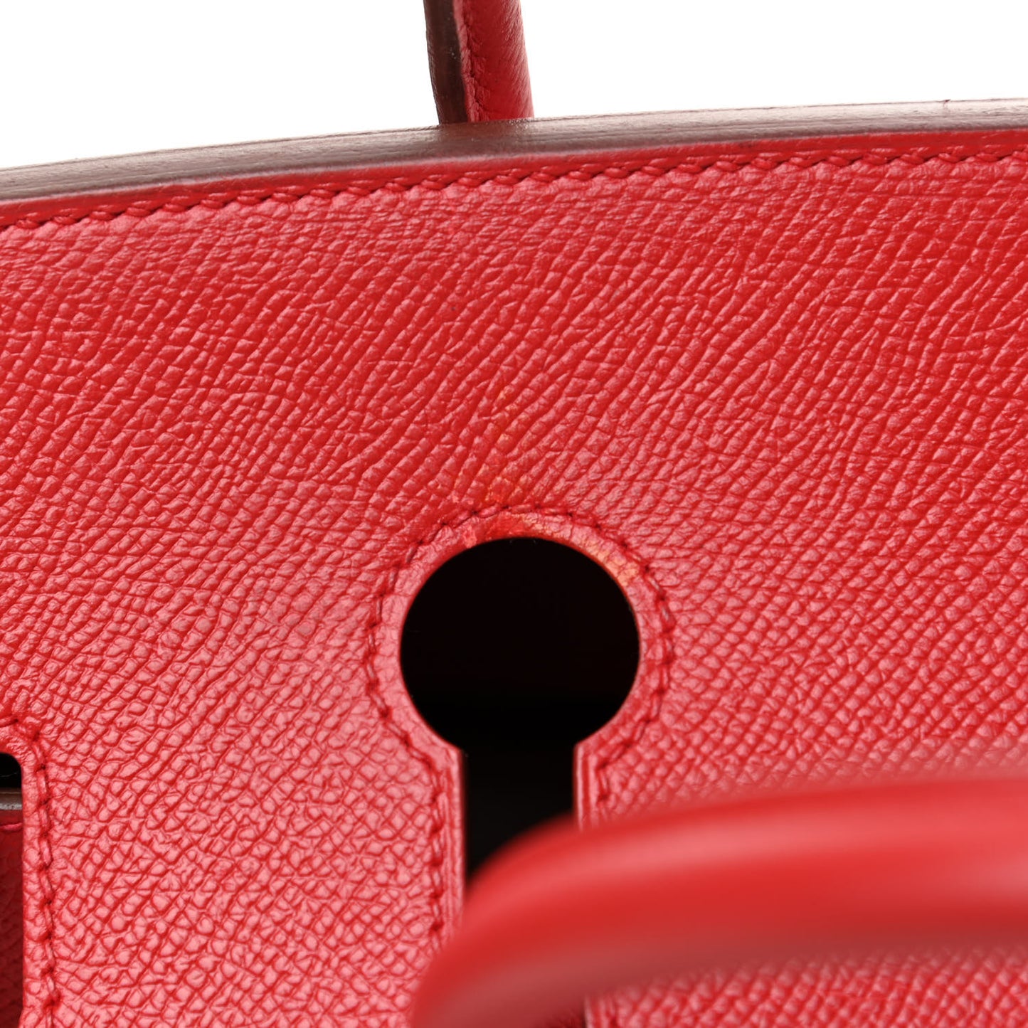 Epsom Birkin 35 Rouge Casaque