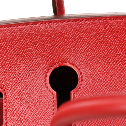 Hermes Epsom Birkin 35 Rouge Casaque 20 of 29