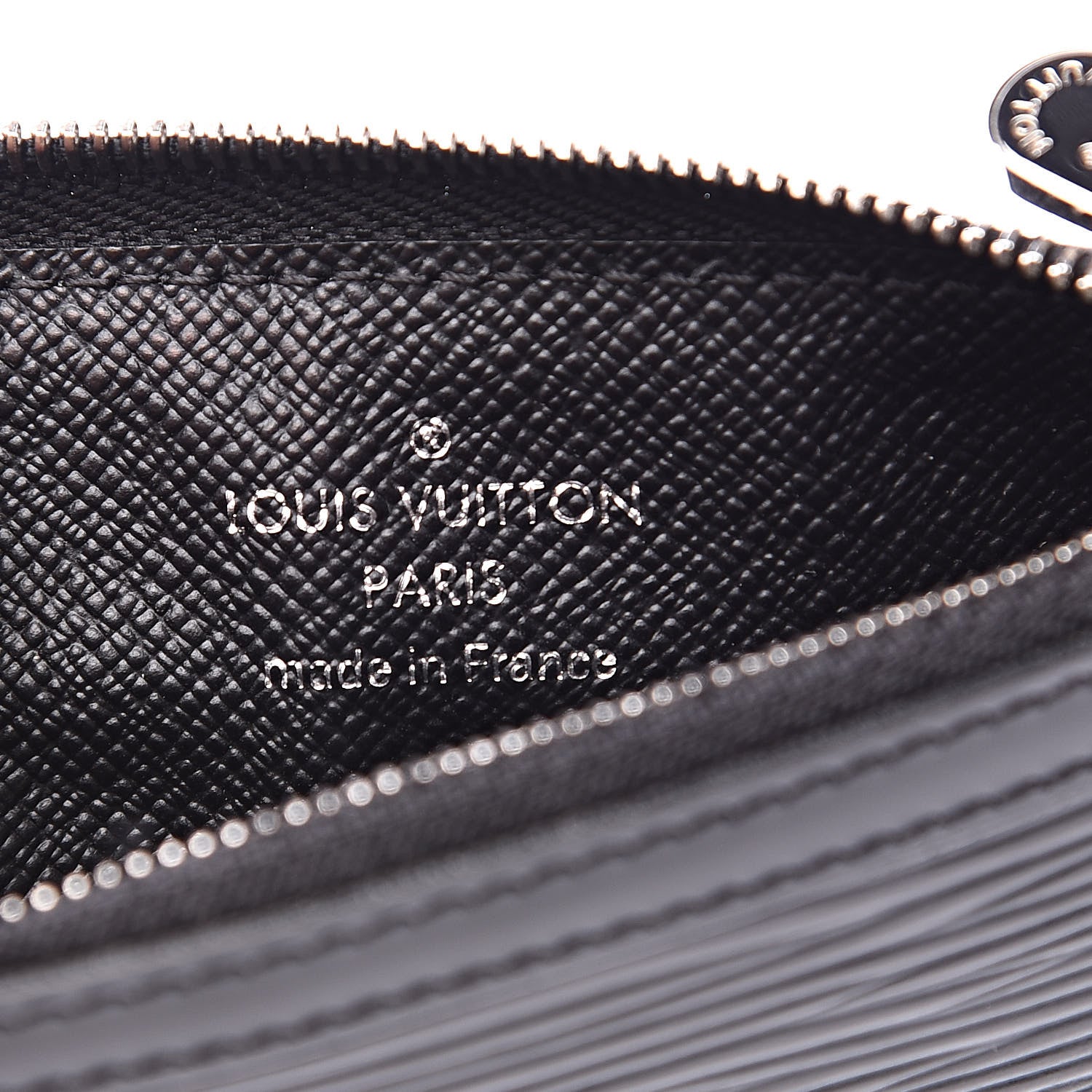 Louis Vuitton Epi Key Pouch Black 6 of 9