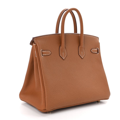 Hermes Togo Birkin 25 Gold 3 of 13