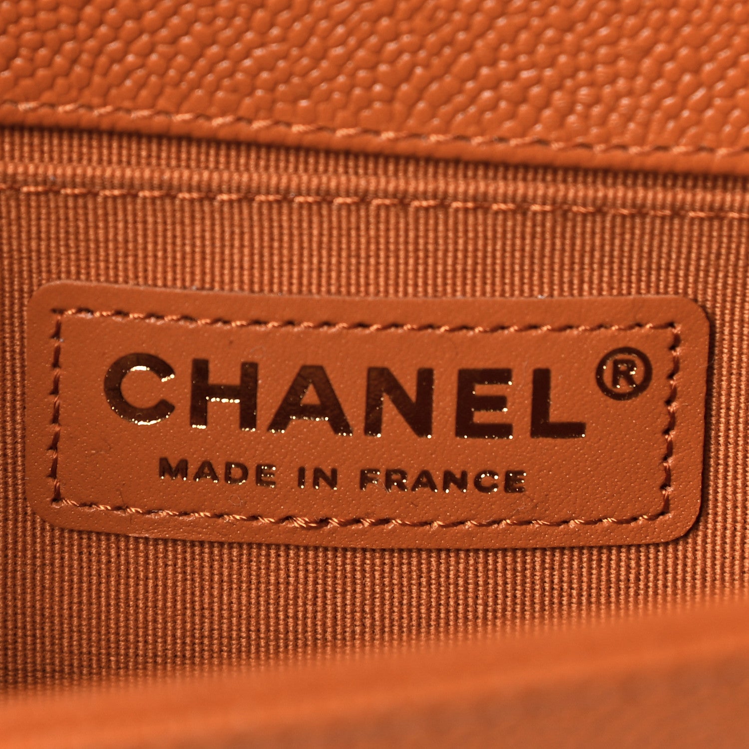 Chanel Caviar Quilted Small Boy Flap Light Brown 7 of 8
