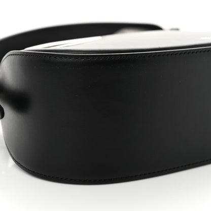 Off-White Calfskin Clam Shoulder Bag Black 8 of 9