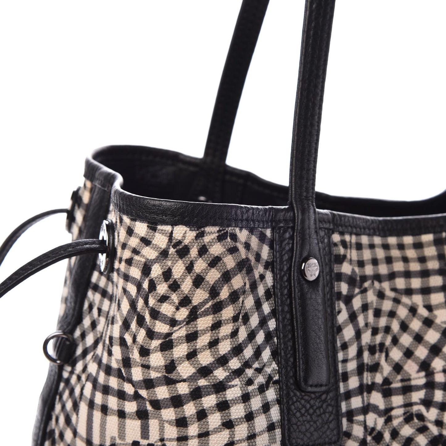 Visetos Medium Liz Reversible Shopper Tote Black