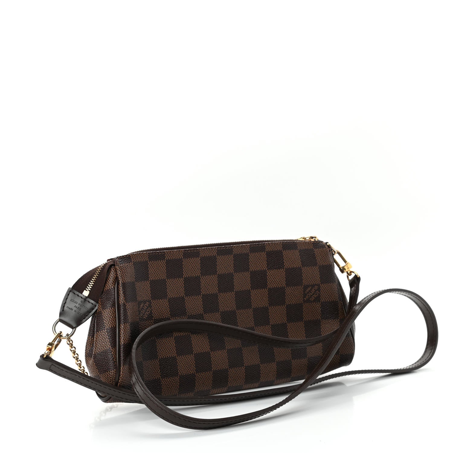 Louis Vuitton Damier Ebene Eva Clutch 2 of 4
