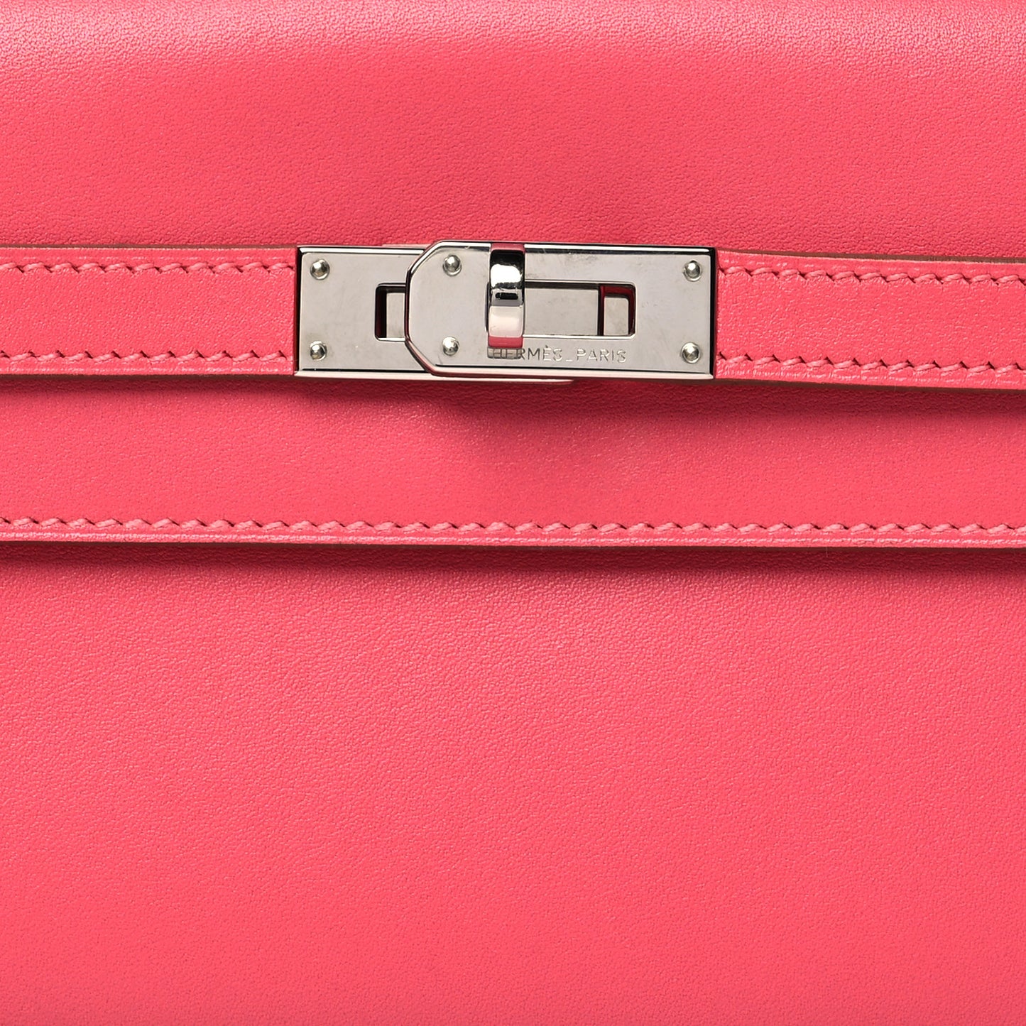 Tadelakt Kelly Longue Wallet Rose Lipstick