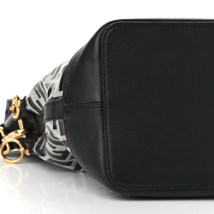 Fendi TPU FF Vitello Grace F is Fendi Grande Mon Tresor Bucket Bag Black 9 of 11