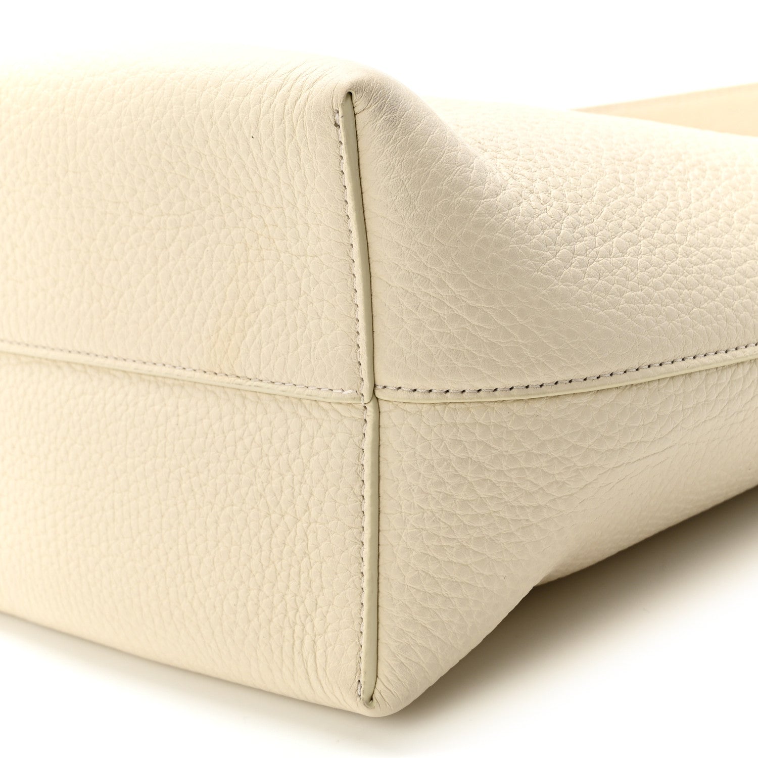 The Row Grained Calfskin Small N/S Park Tote Ivory 9 of 9