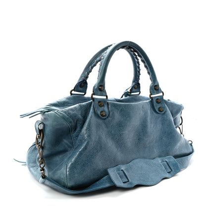 Balenciaga Chevre Classic Hardware Twiggy Bleu 4 of 10