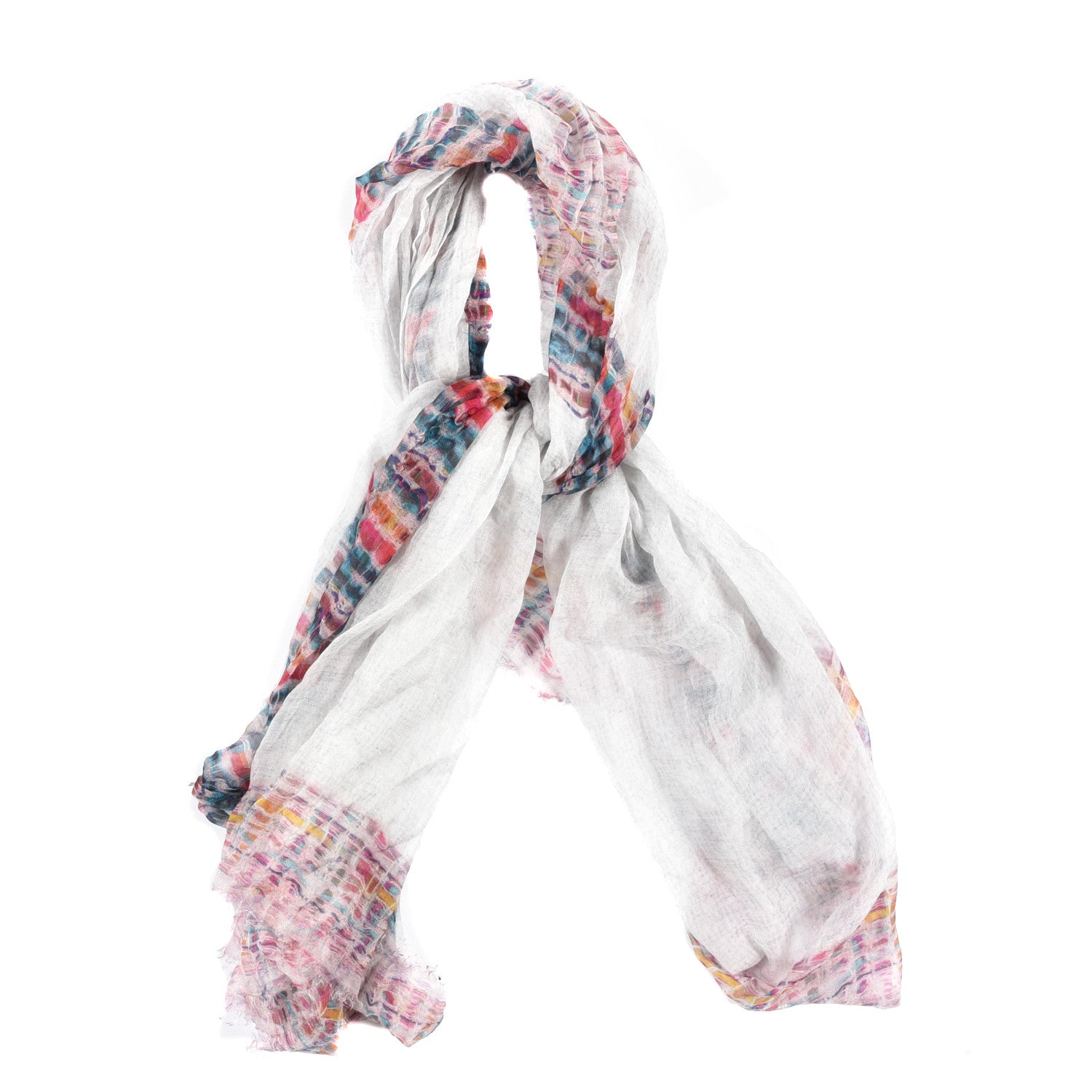 Chanel Cashmere Silk CC Stole Multicolor 1 of 3