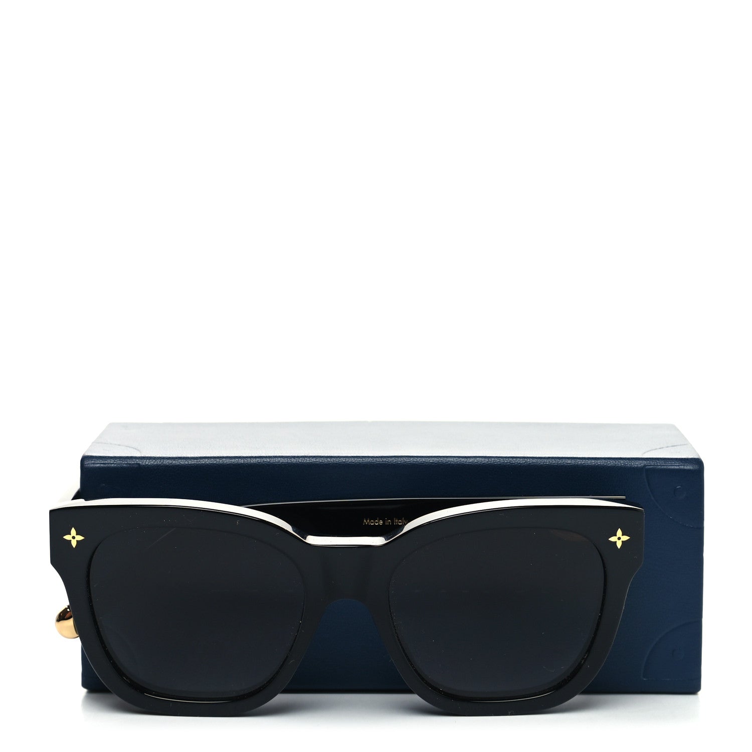 Louis Vuitton Acetate My Monogram Square Sunglasses Z1523W Black 7 of 7