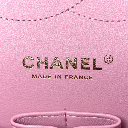 Chanel Caviar Quilted Jumbo Double Flap Pink 6 of 11