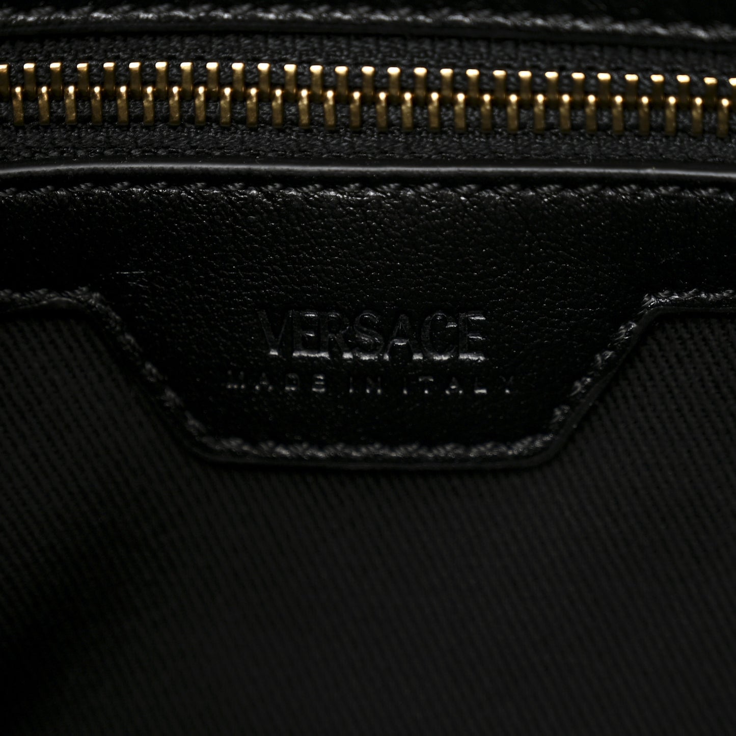 Calfskin Quilted Greca Goddess Tote Bag Black