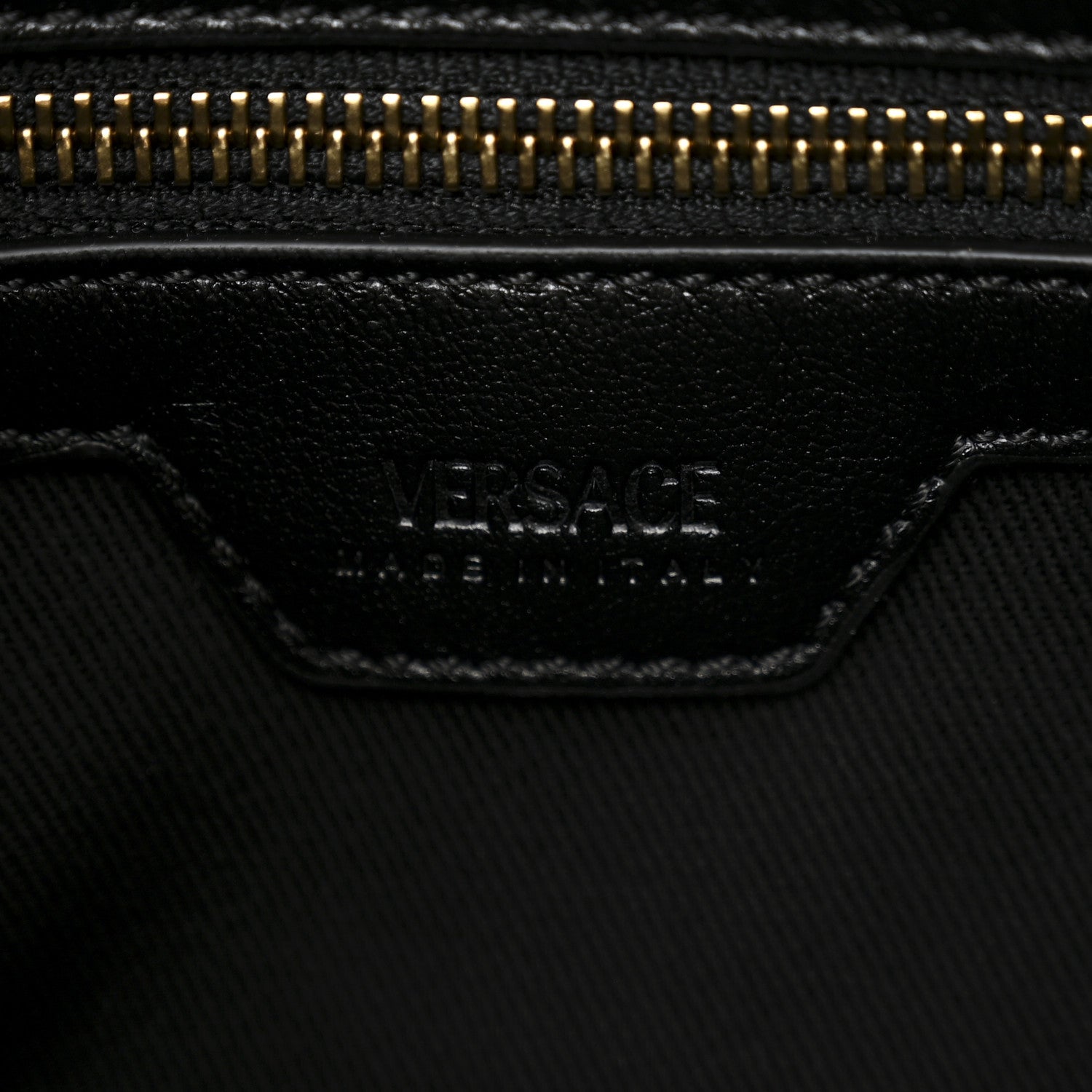 Versace Calfskin Quilted Greca Goddess Tote Bag Black 6 of 9