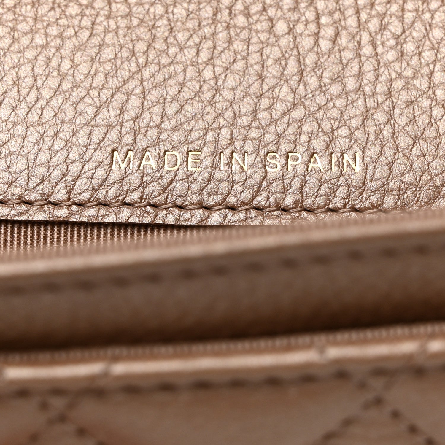 Chanel Metallic Calfskin Quilted Reissue Flap Card Holder Gold 7 of 9