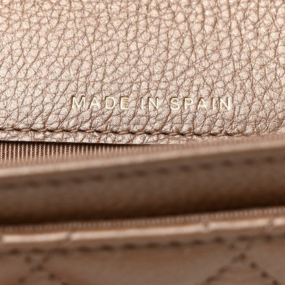 Chanel Metallic Calfskin Quilted Reissue Flap Card Holder Gold 7 of 9