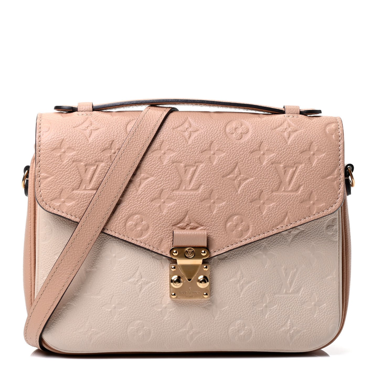 Empreinte Pochette Metis Beige Rose Creme