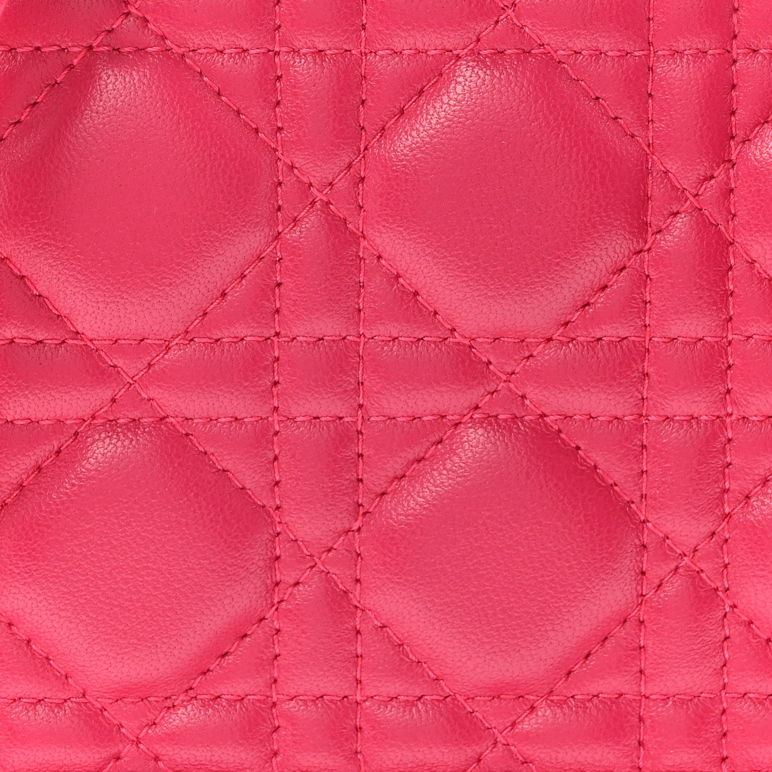 Christian Dior Lambskin Cannage Medium Lady Dior Pink 8 of 10