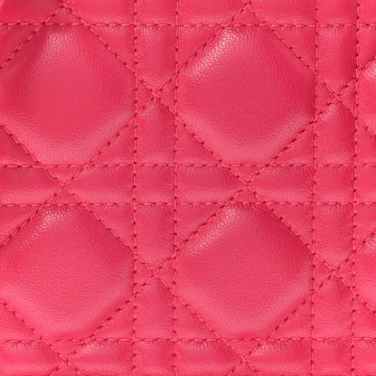 Christian Dior Lambskin Cannage Medium Lady Dior Pink 8 of 10