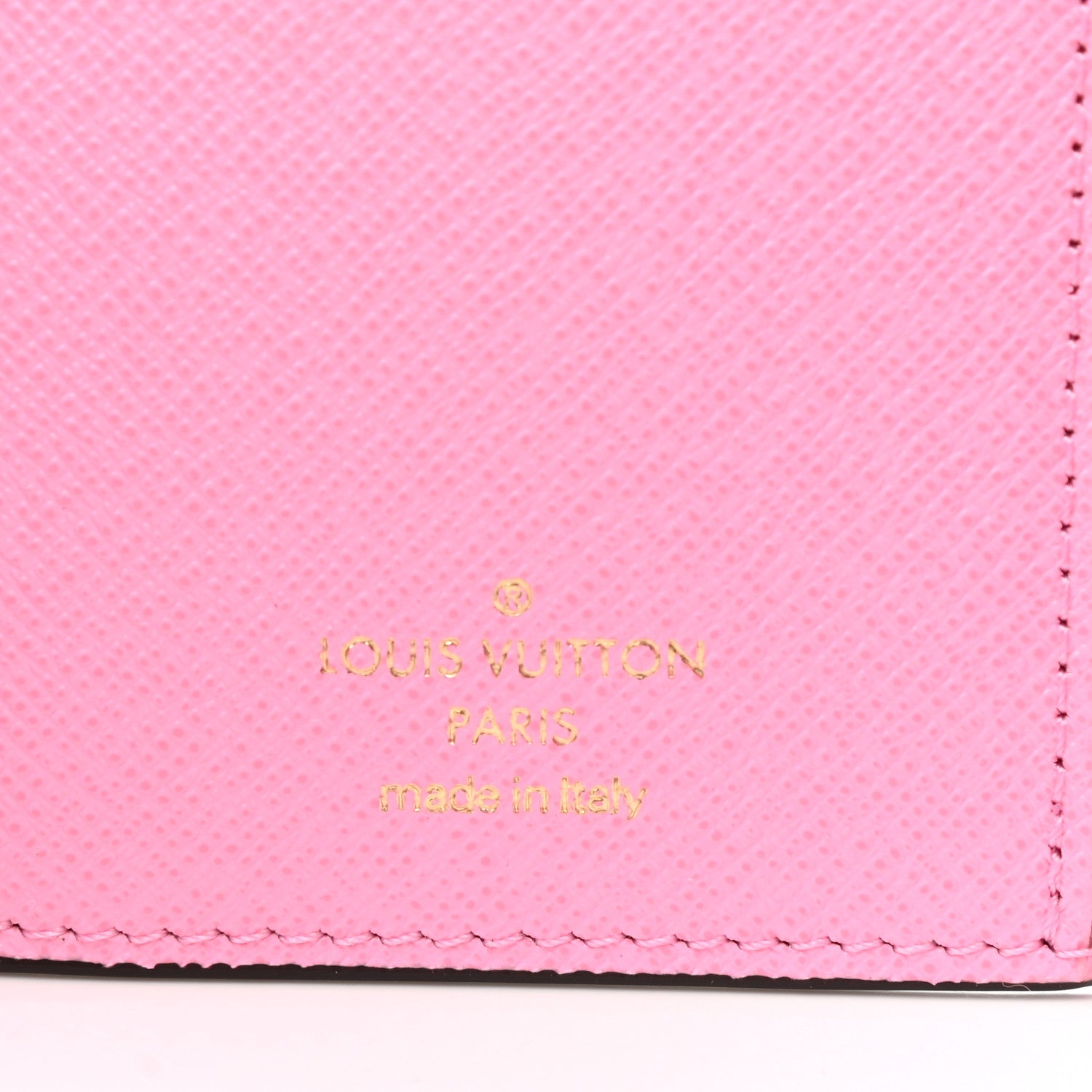 Louis Vuitton Monogram 2022 Christmas Animation Paris Victorine Wallet Pink 6 of 6