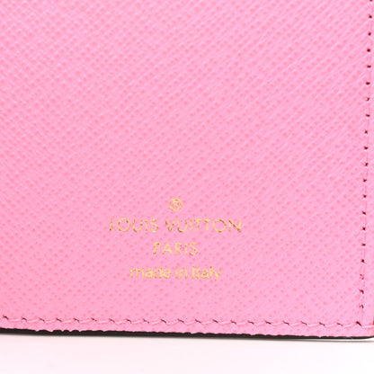 Louis Vuitton Monogram 2022 Christmas Animation Paris Victorine Wallet Pink 6 of 6
