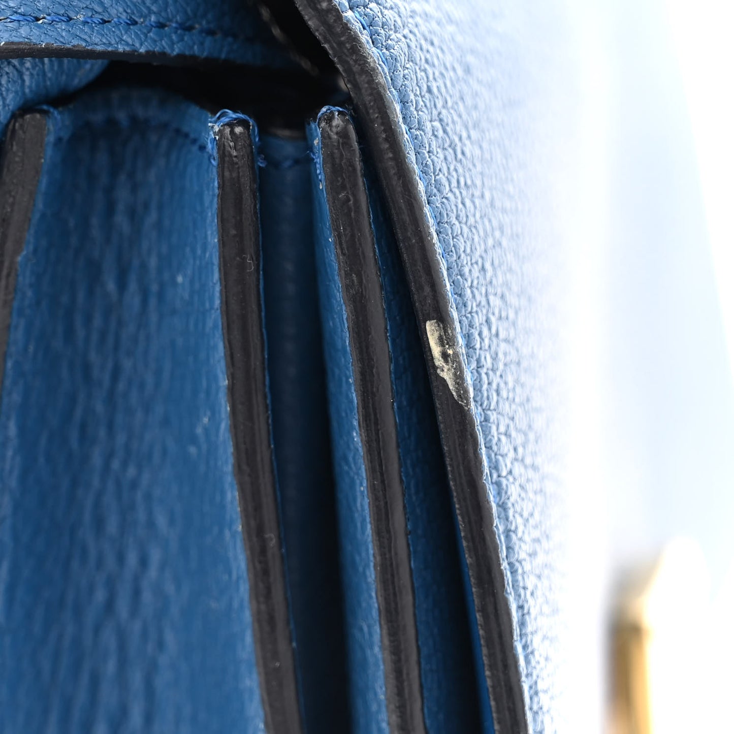 Goatskin Medium Classic Box Flap Bag Deepsea