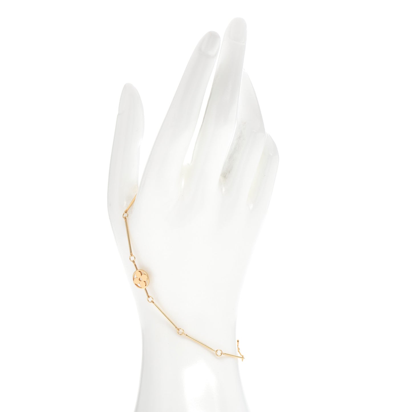 18K Yellow Gold Idylle Blossom Ankle Bracelet