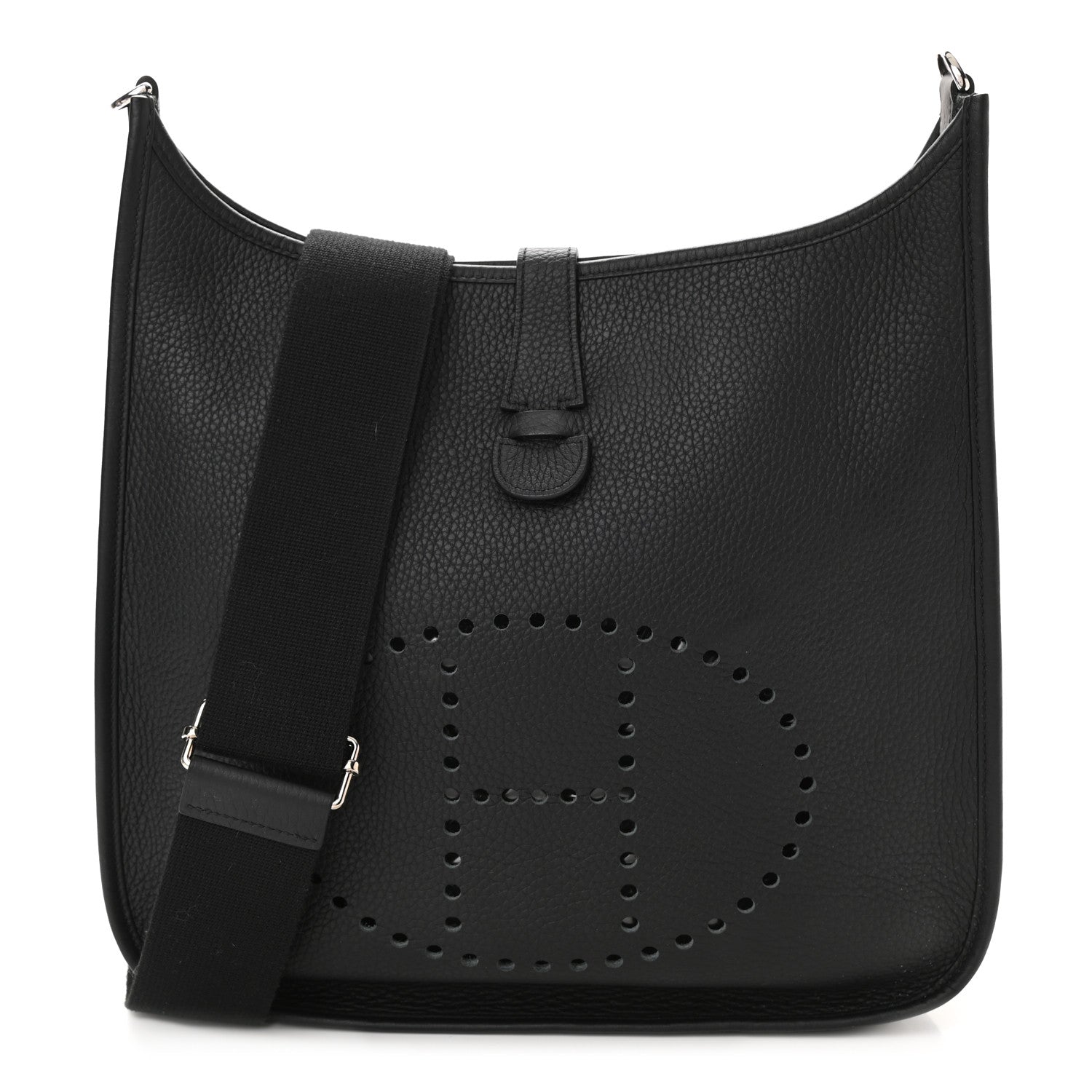 Hermes Taurillon Clemence Evelyne III GM Black 1 of 11