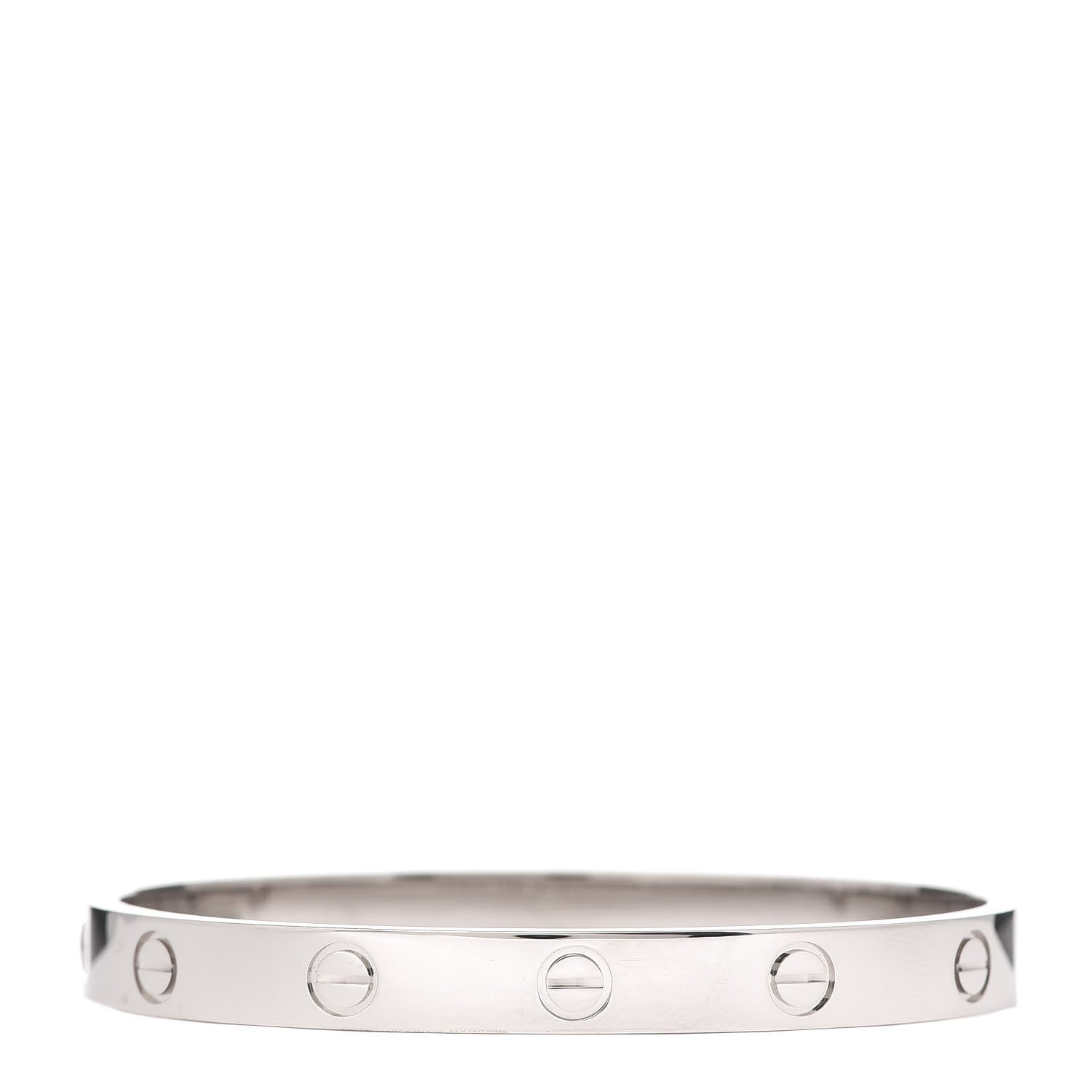 Cartier 18K White Gold LOVE Bracelet 16 1 of 4