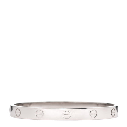 Cartier 18K White Gold LOVE Bracelet 16 1 of 4