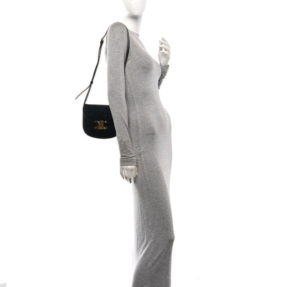 Celine Shiny Calfskin Teen Besace Black 2 of 10