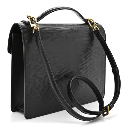 Louis Vuitton Epi Monceau Black 3 of 16