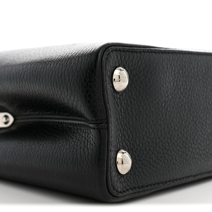 Louis Vuitton Taurillon Capucines BB Black 8 of 10