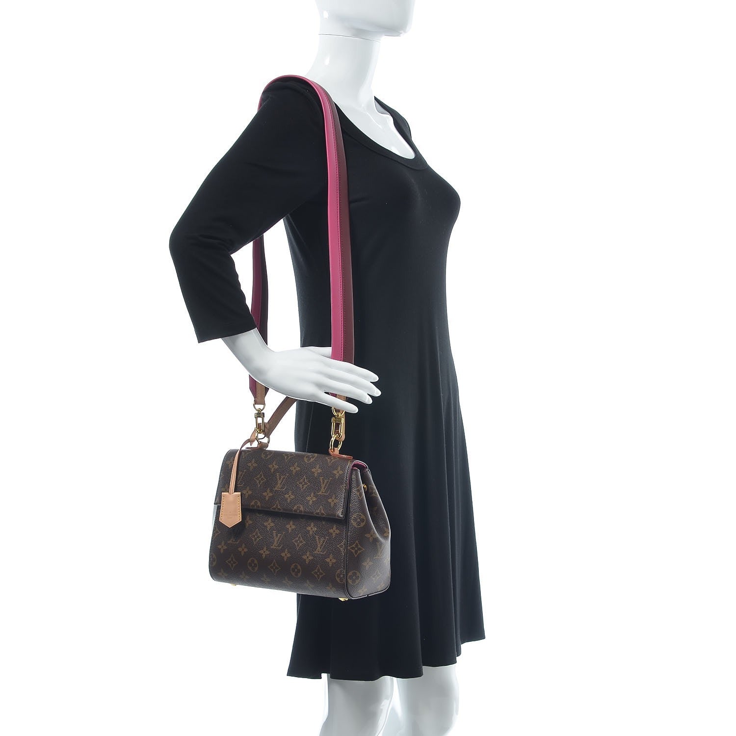 Louis Vuitton Monogram Cluny BB Pink 2 of 6