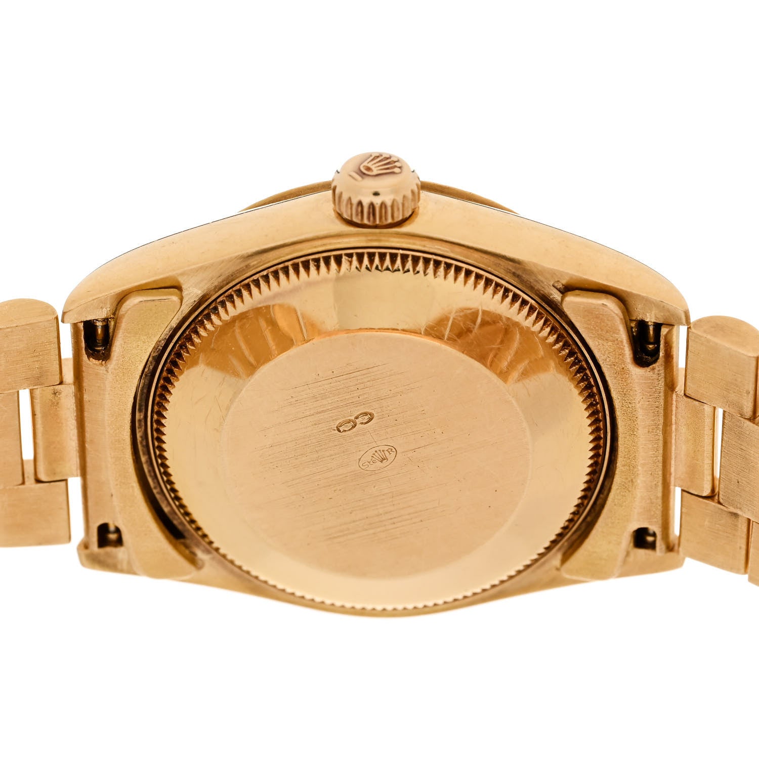 Rolex 18K Yellow Gold 31mm Oyster Perpetual Datejust President Watch Champagne 68278 4 of 4