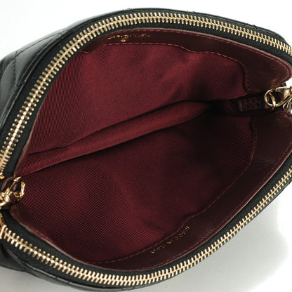 Chanel Lambskin Quilted Small Clutch With Chain Black 5 of 9