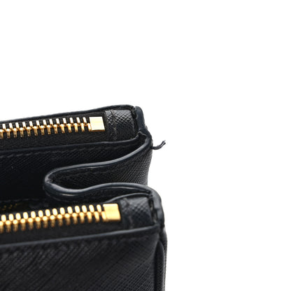 Prada Saffiano Medium Galleria Double Zip Tote Black 9 of 9