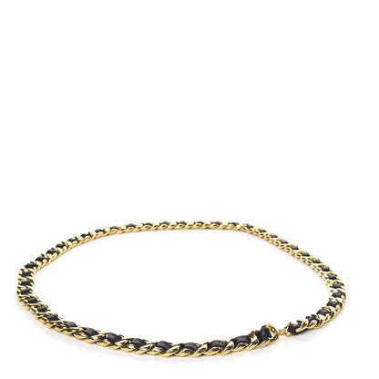 Chanel Lambskin Chain CC Belt Black Gold 3 of 5