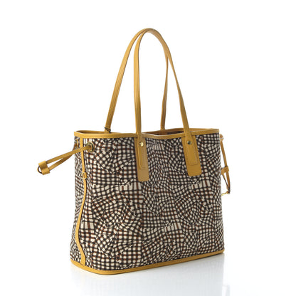 MCM Visetos Medium Liz Reversible Shopper Tote Cognac Yellow 11 of 16