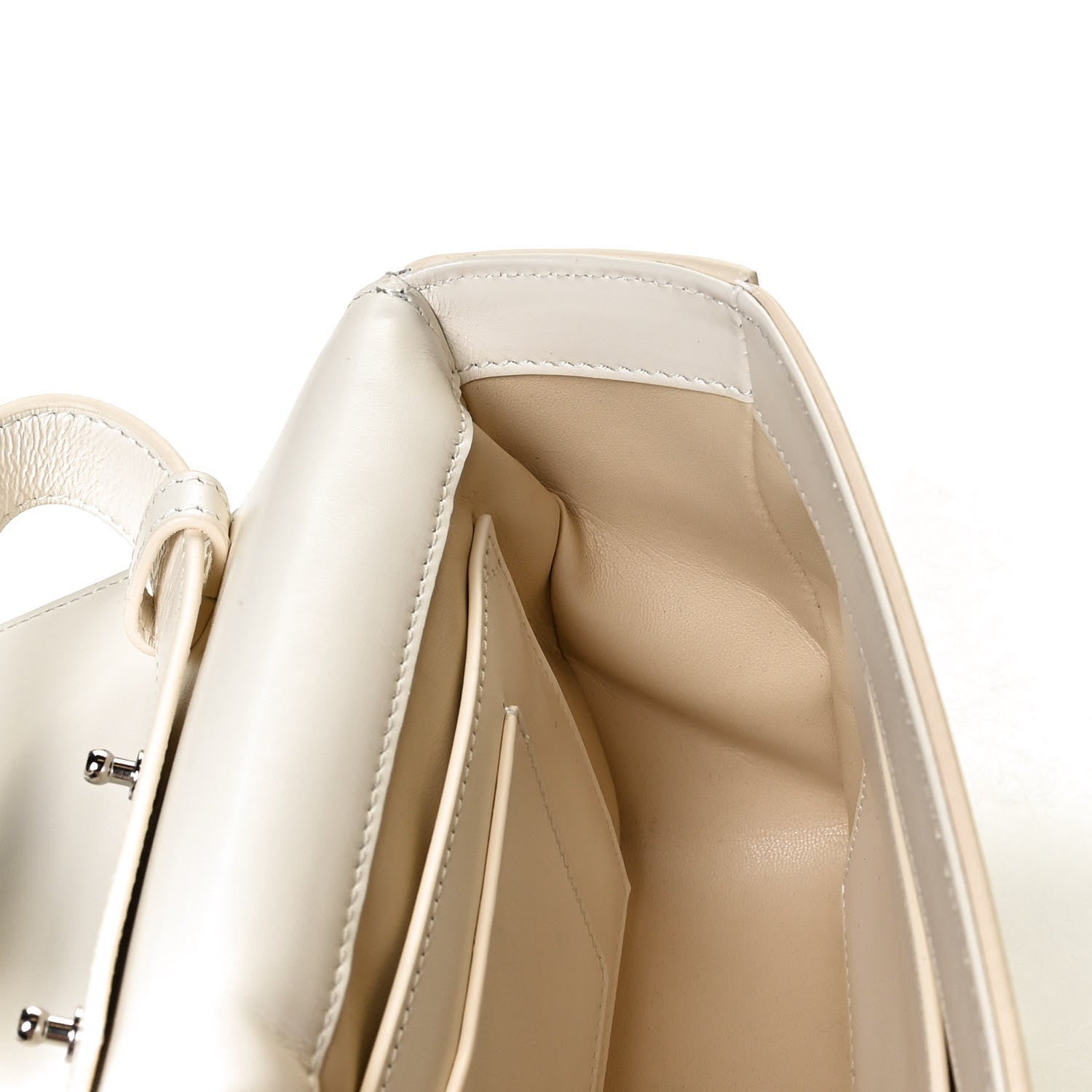 Givenchy Box Calfskin Medium 4G Shoulder Bag Ivory 13 of 14