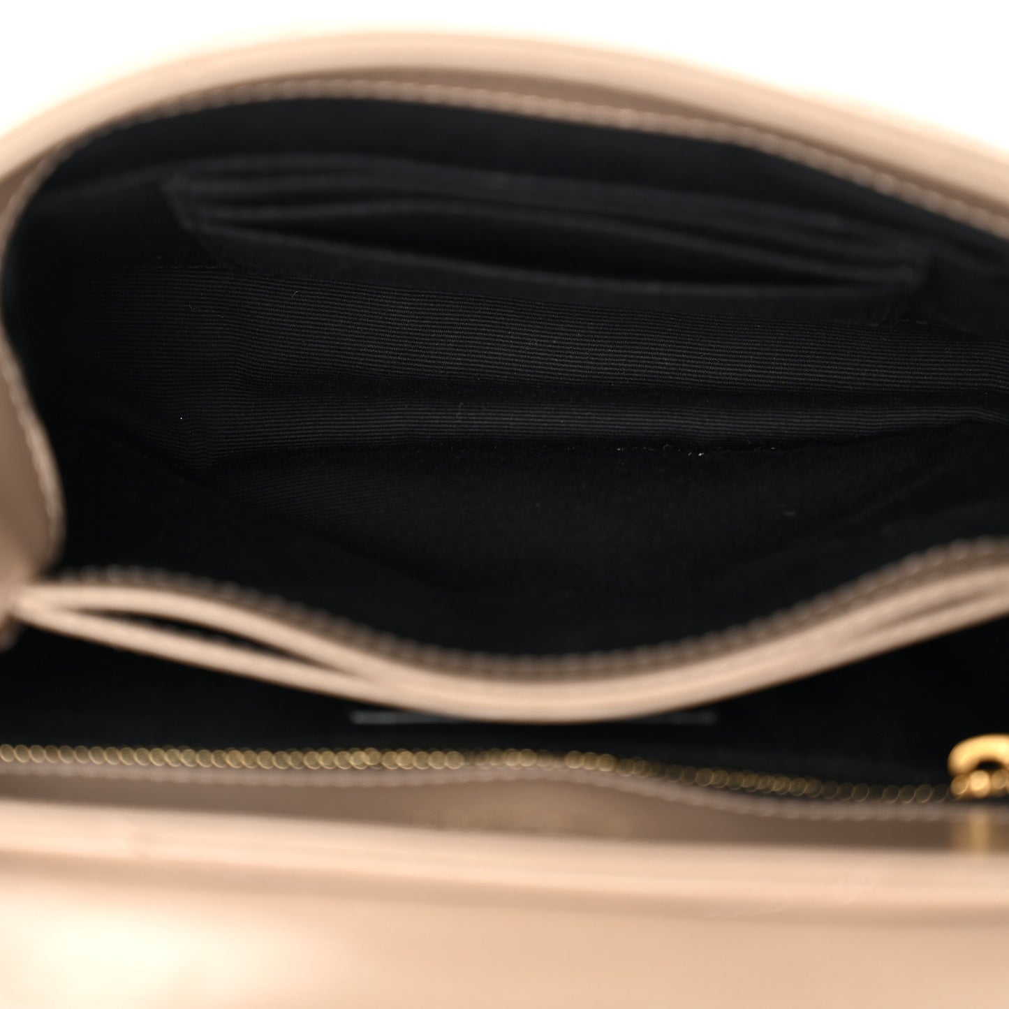 Calfskin Y Quilted Monogram Toy Loulou Crossbody Bag Dark Beige
