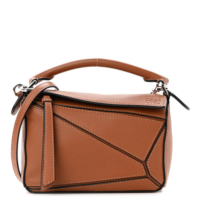 Loewe Calfskin Mini Puzzle Bag Tan 1 of 10