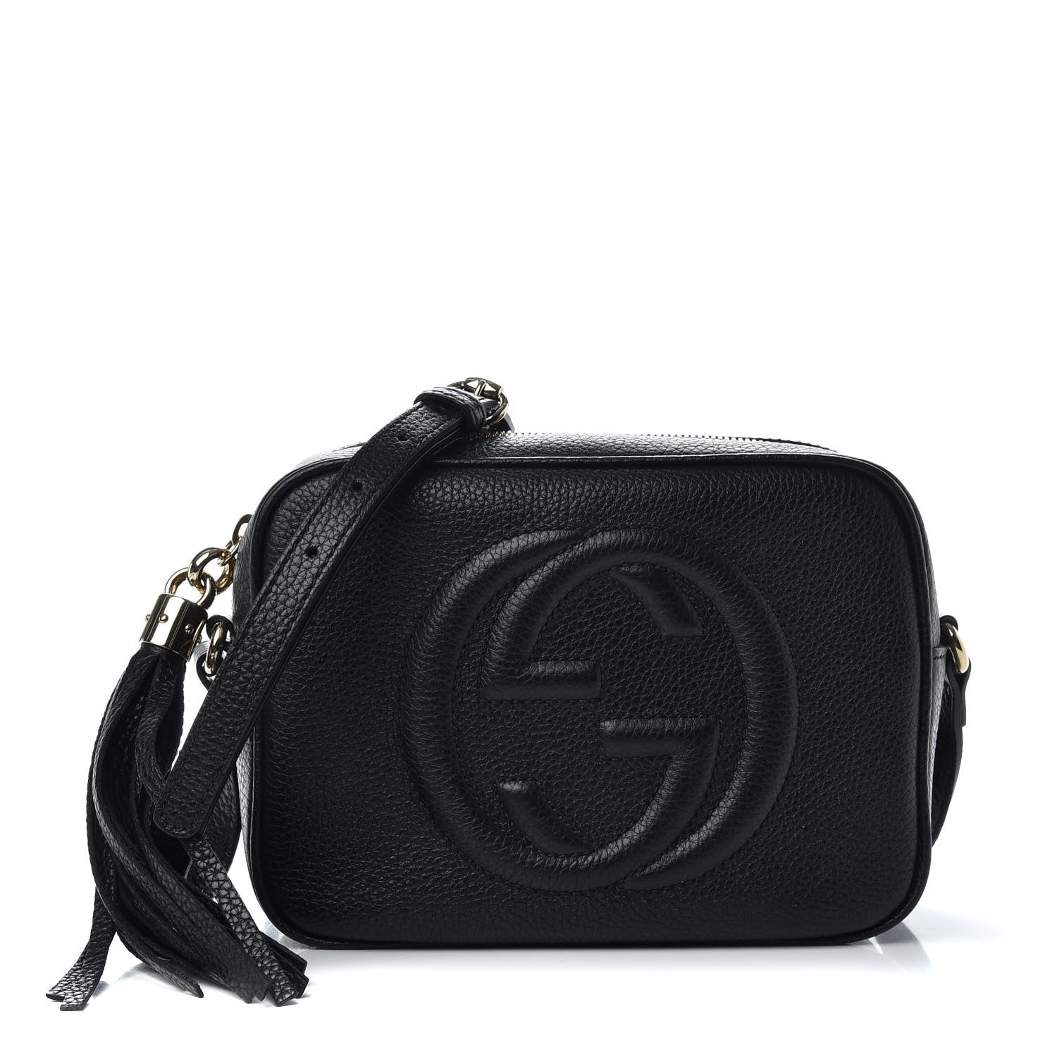 Gucci Pebbled Calfskin Small Soho Disco Bag Black 1 of 8