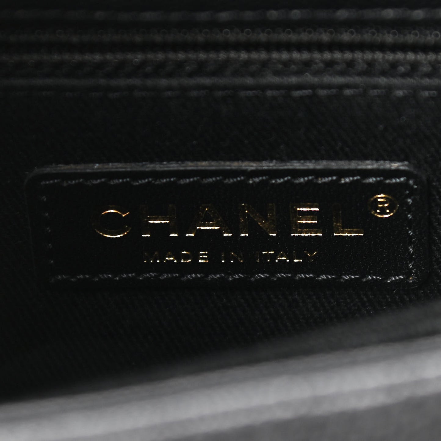 Caviar Lizard Embossed Quilted Mini Coco Handle Flap Black