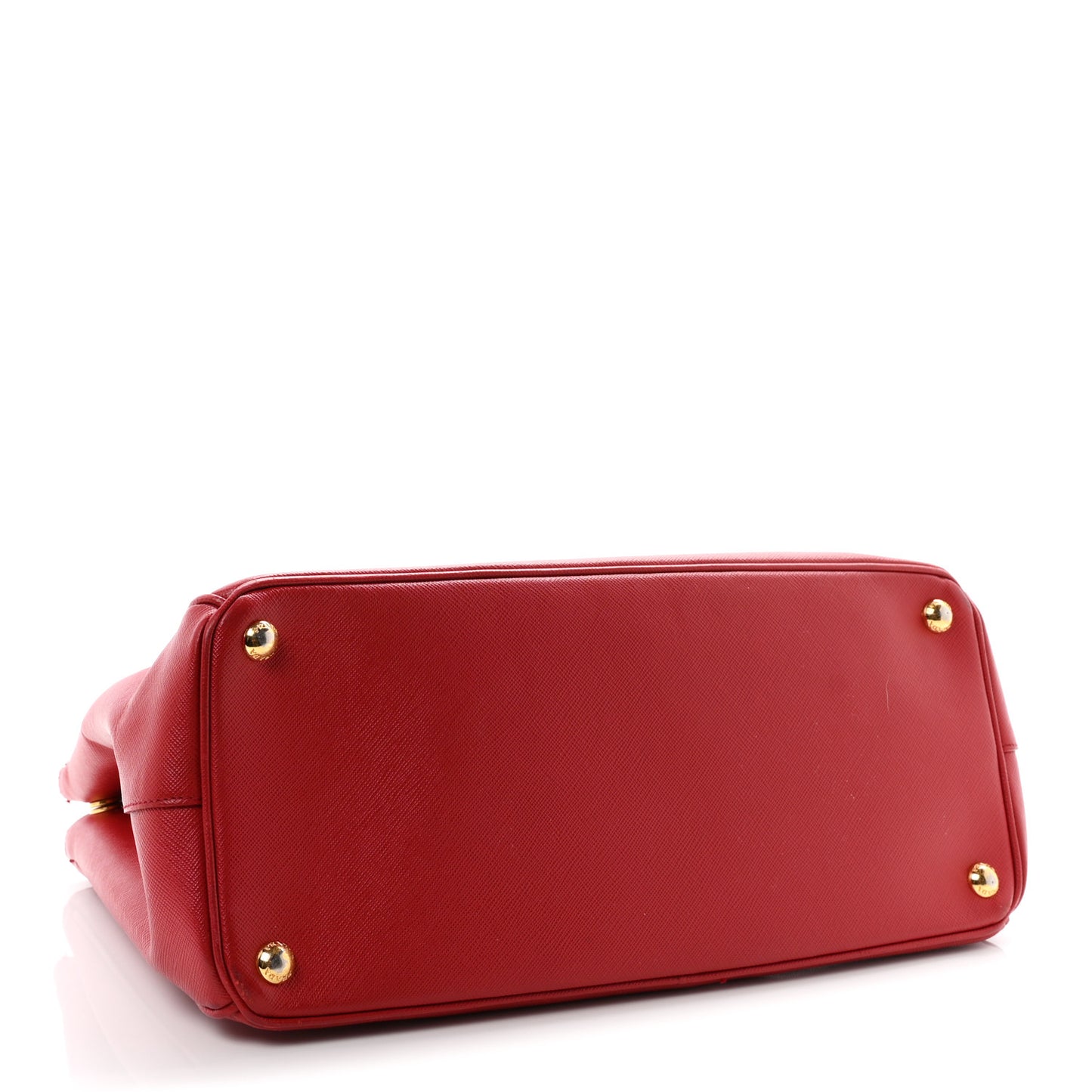 Saffiano Lux Large Galleria Double Zip Tote Fuoco