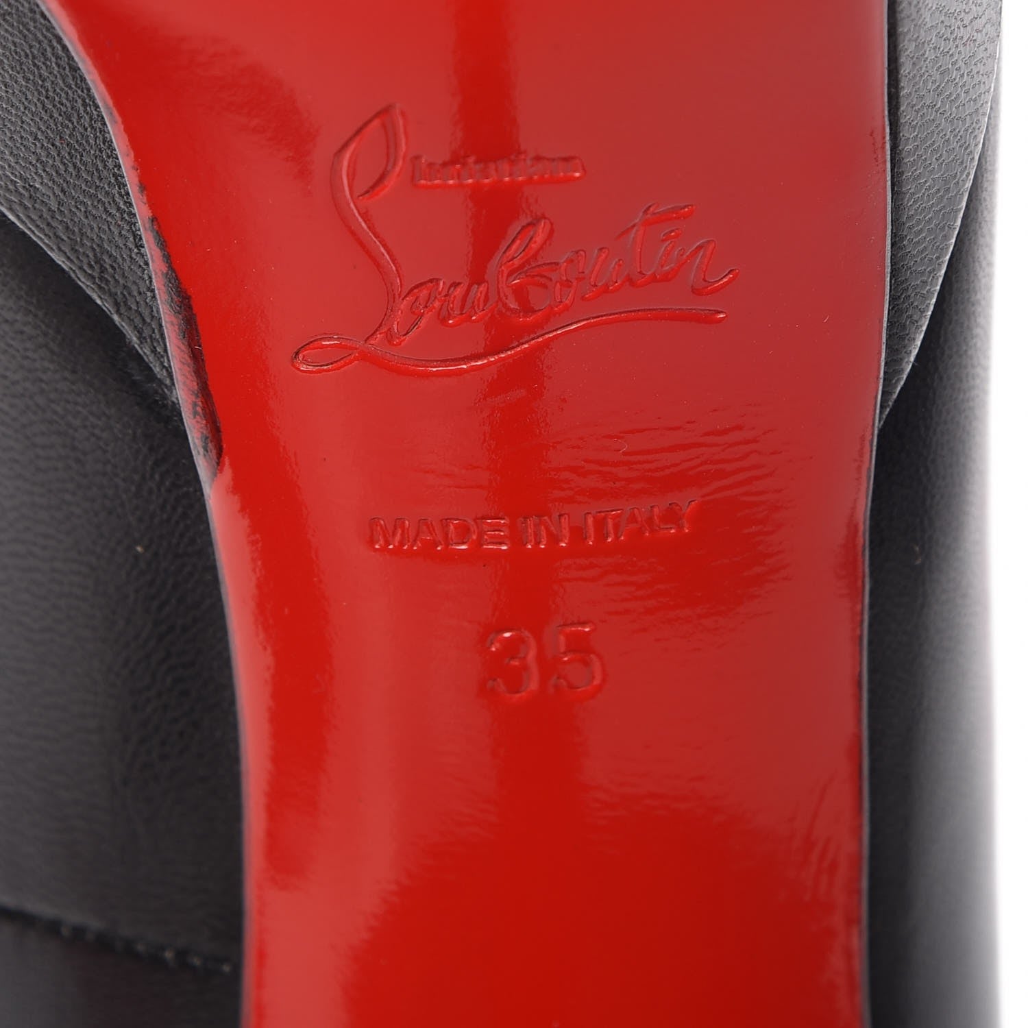 Christian Louboutin Kid Bianca 120 Pumps 35 Black 11 of 13