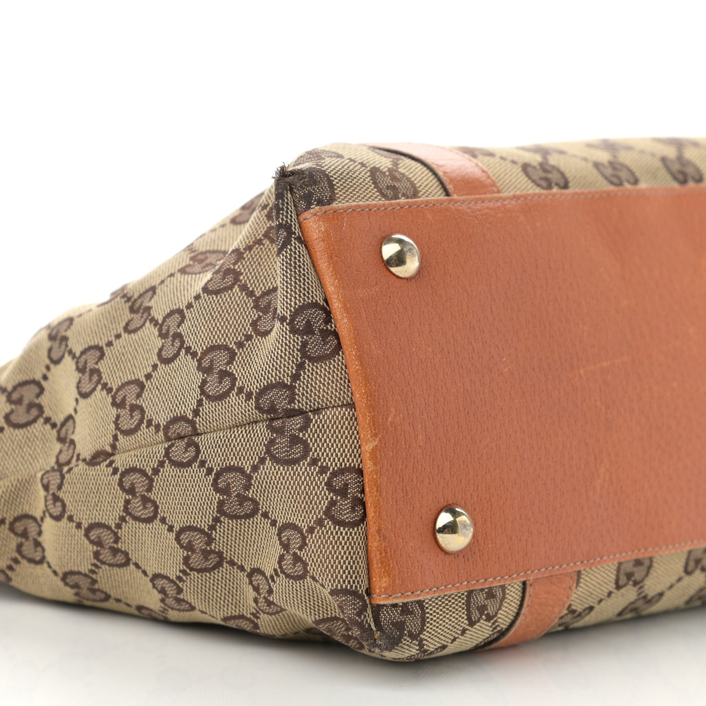 Monogram Medium Abbey Tote Tan